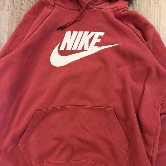 Nike hoodie with white logo Size M #sweatshirt - Picture 2 of 4